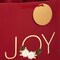 13" Large Christmas Gift Bag Assortment with Tissue Paper (3 Bags: "Merry Christmas" Wreath, Gold Joy, Snowy Red Barn) Red, White, Gold Foil